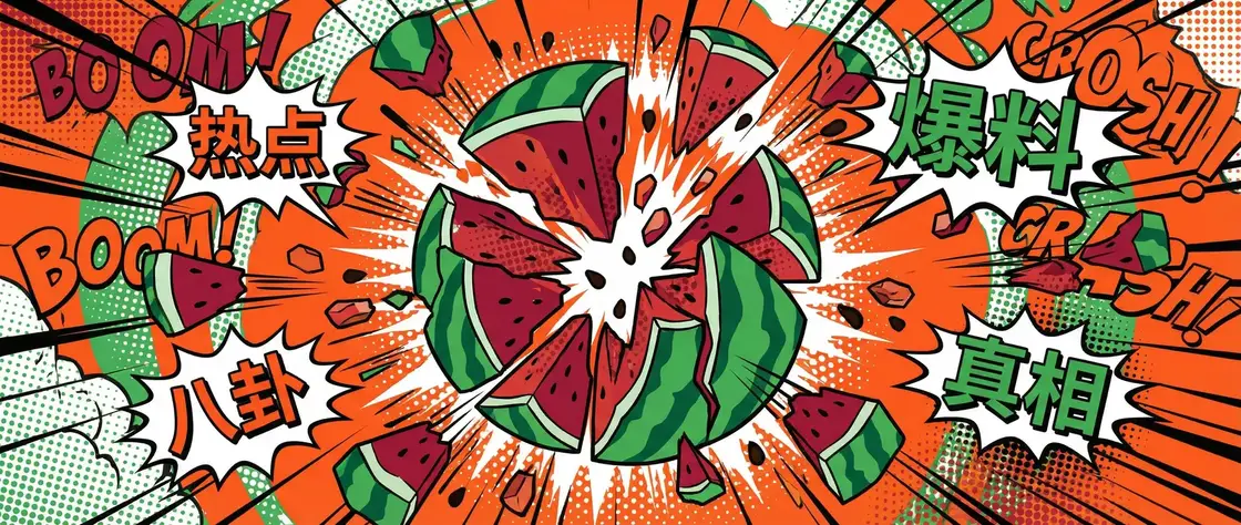 吃瓜黑料 今日头瓜爆炸漫画横幅